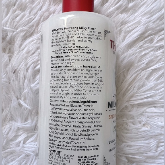 Thayers Skincare Bundle: Milky Cleanser, Milky Toner, Witch Hazel Toner - Picture 6 of 6